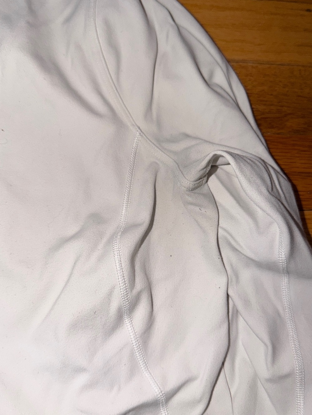 lululemon athletica White Long Sleeve Scoop Neck Top - Picture 2 of 3